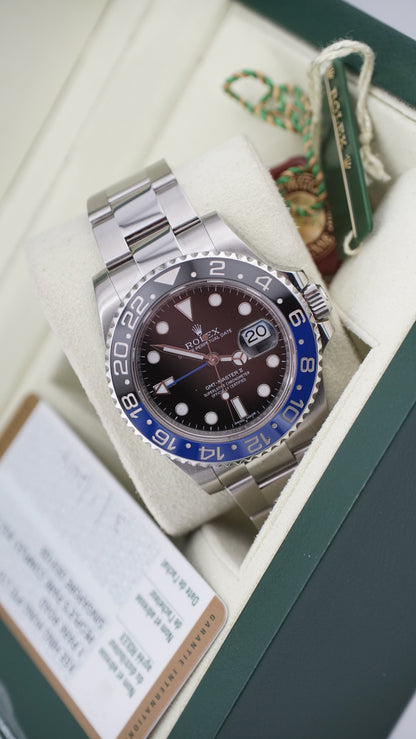 Rolex GMT Master II 116710BLNR "Batman" (2014 Box & Papers)