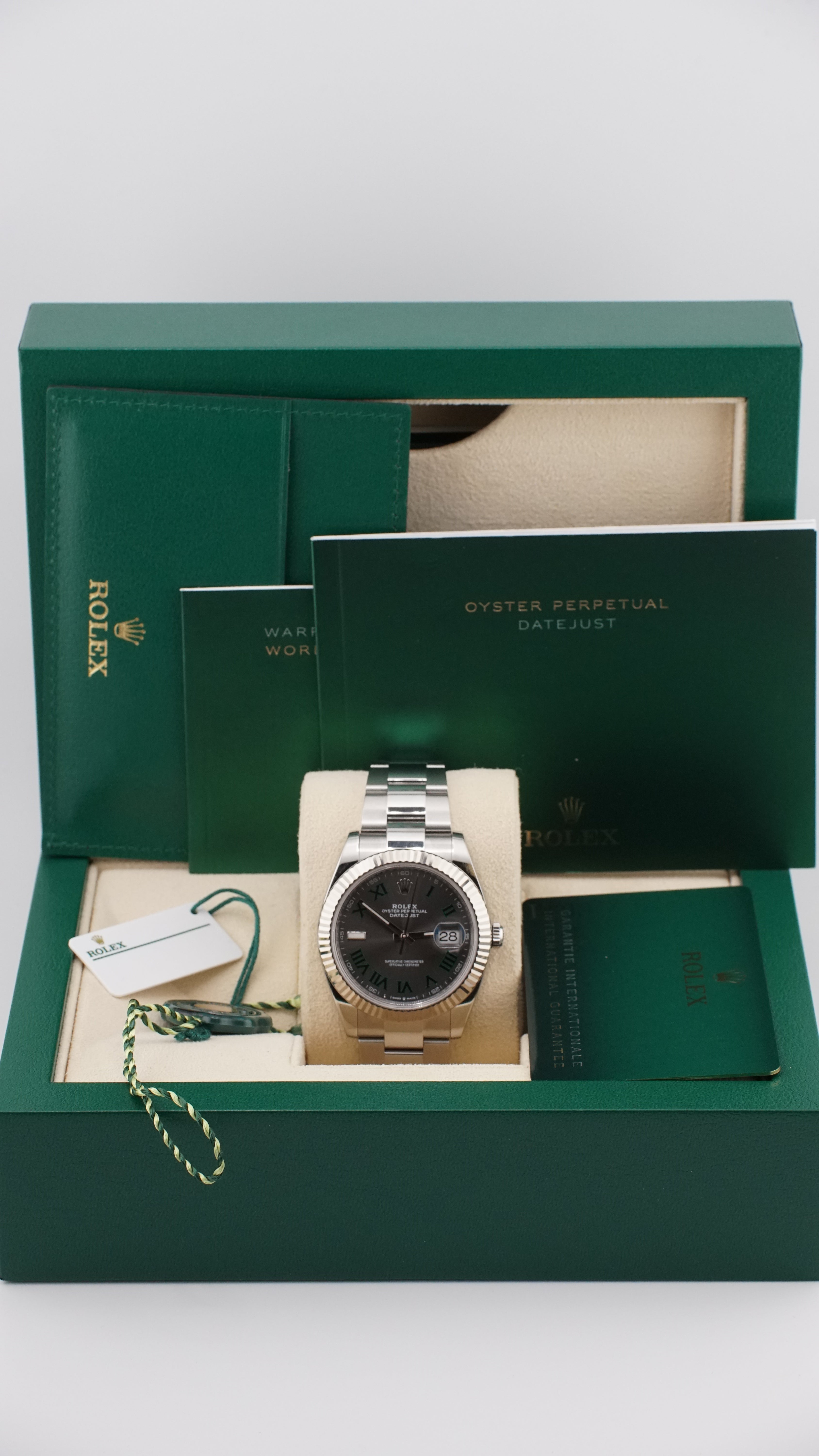 Rolex Datejust 126334 "Wimbledon" (2022 Box & Papers)