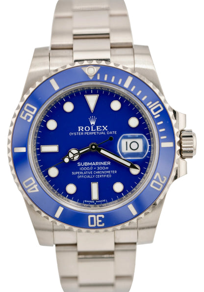 Rolex Submariner 116619LB "Smurf" (Box & Papers)