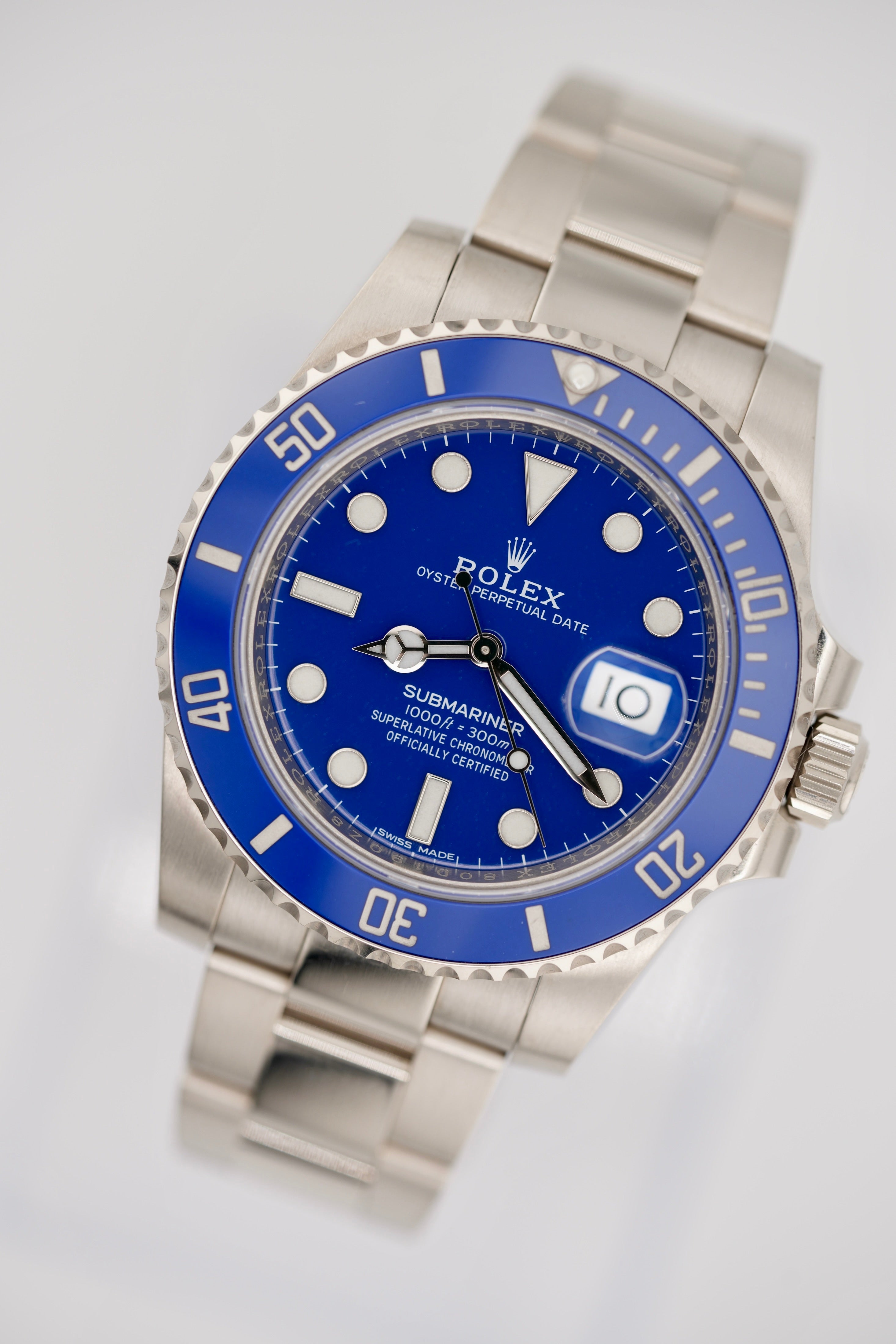 Rolex Submariner 116619LB "Smurf" (Box & Papers)