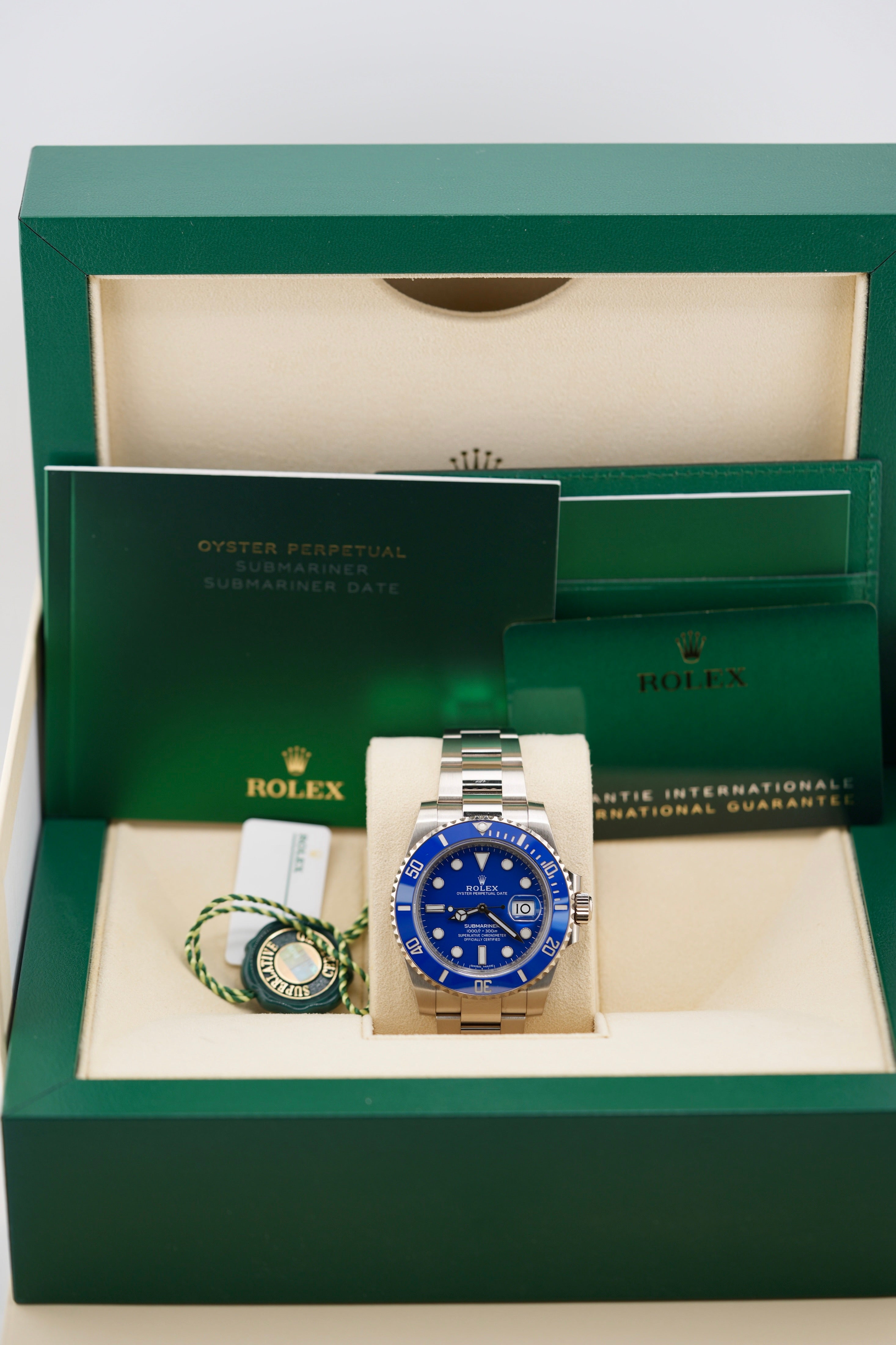 Rolex Submariner 116619LB "Smurf" (Box & Papers)