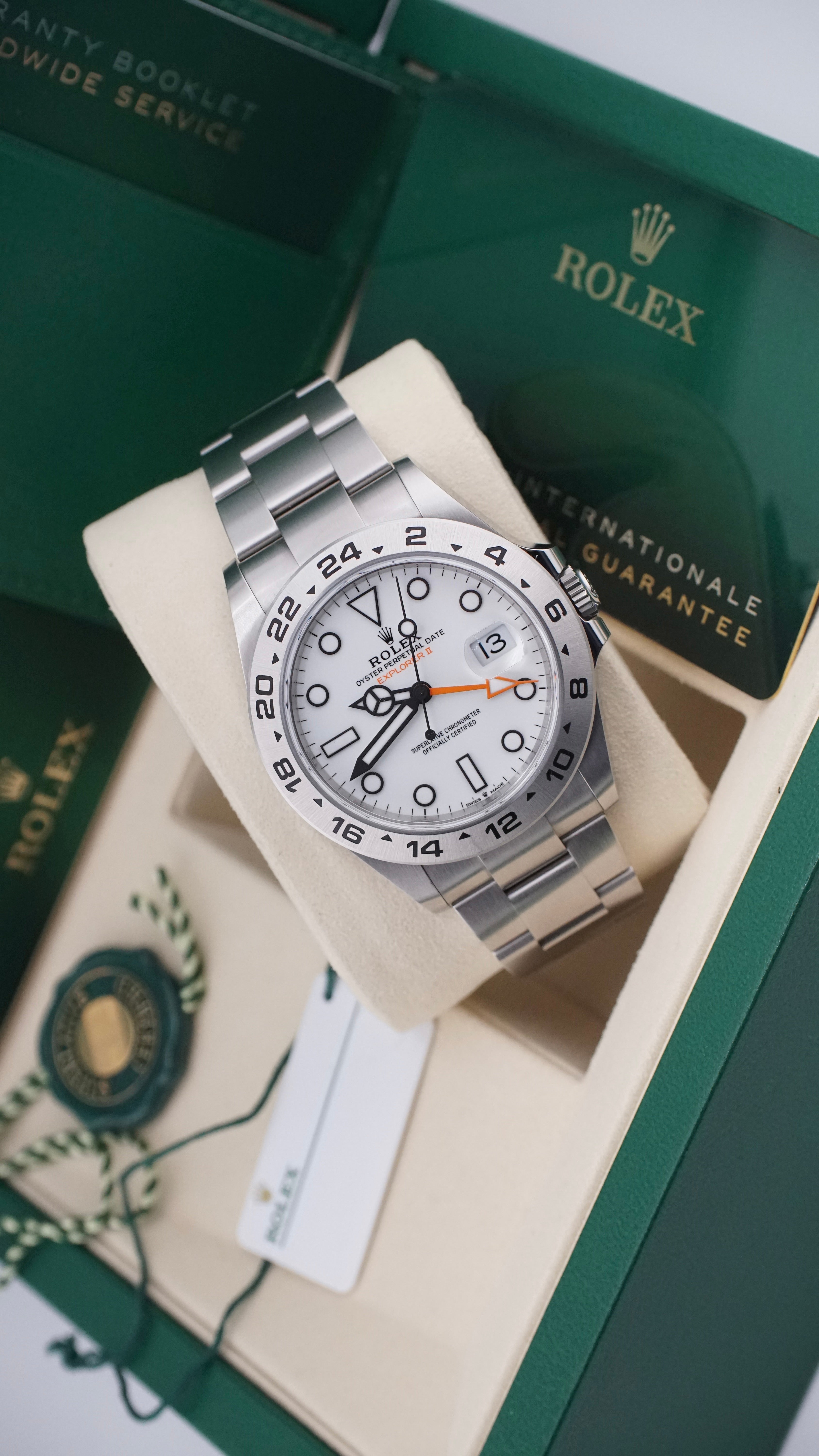 Rolex Explorer II 226570 Polar (2025 Box & Papers)
