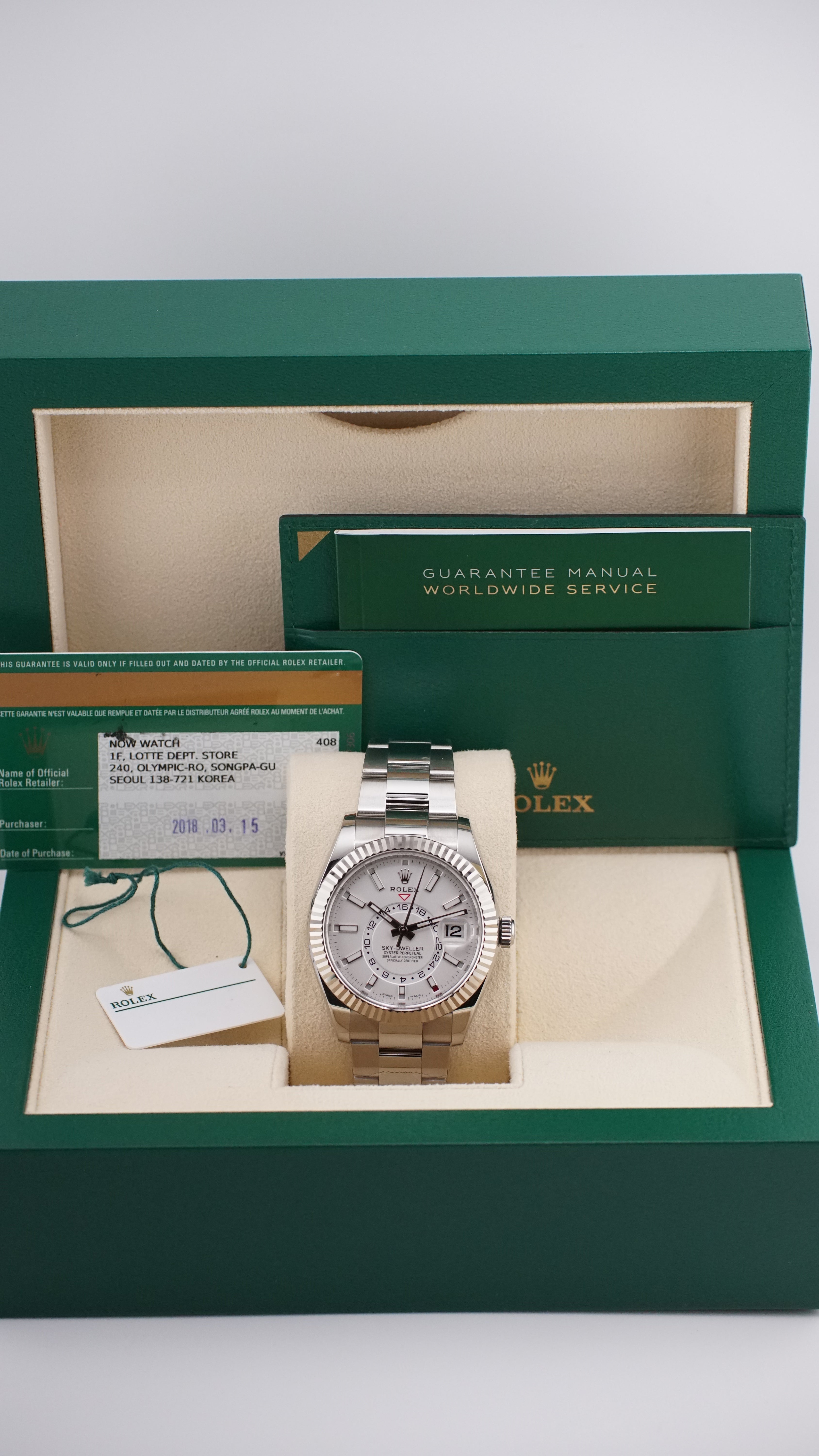 Rolex Sky-dweller 326934 (2018 Box & Papers)