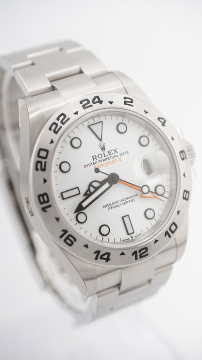 Rolex Explorer II "Polar" (2021 NOS WITH STICKERS Box & Papers)