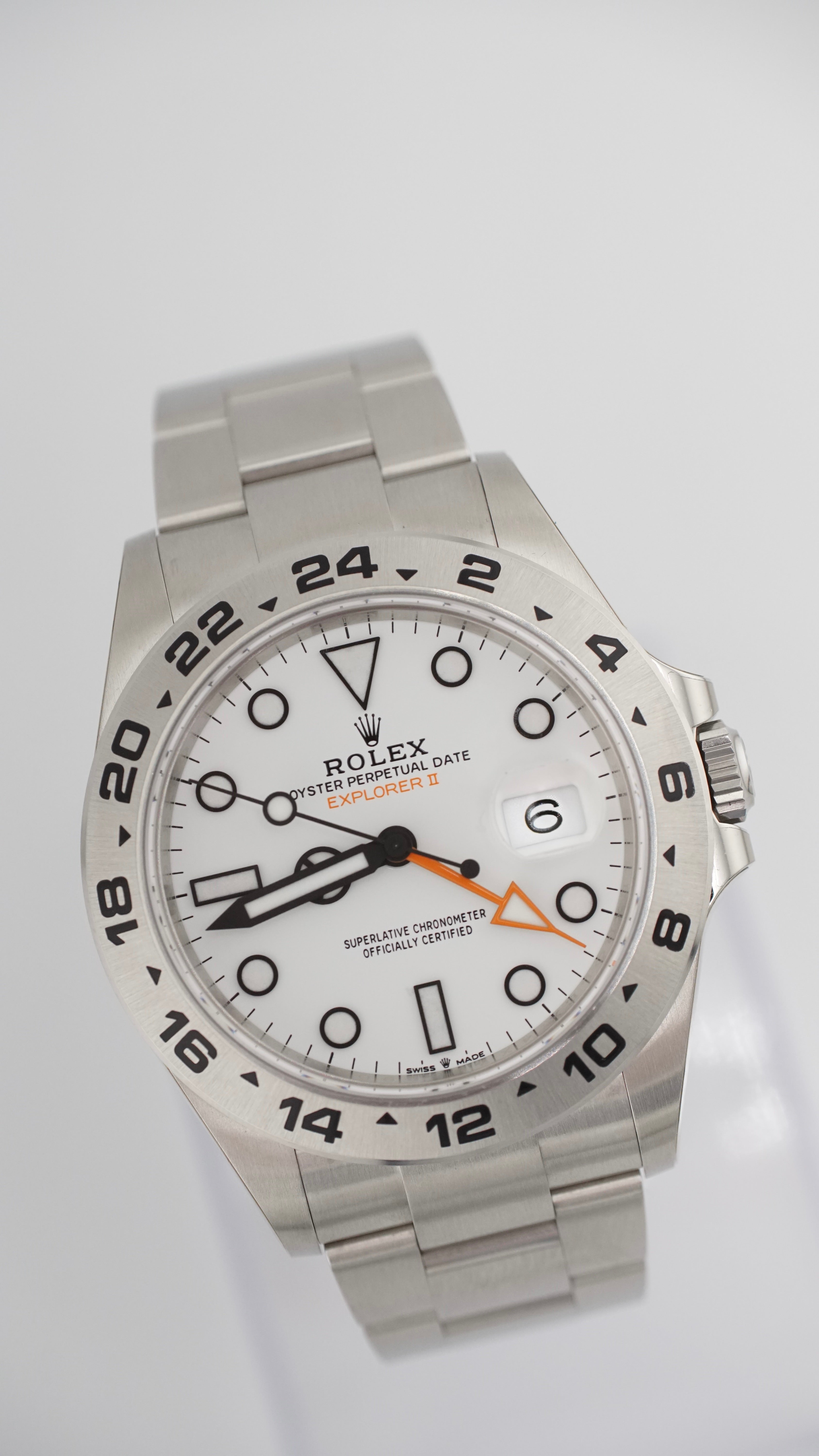 Rolex Explorer II "Polar" (2021 NOS WITH STICKERS Box & Papers)