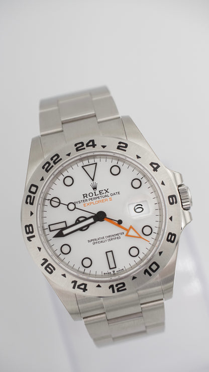 Rolex Explorer II "Polar" (2021 NOS WITH STICKERS Box & Papers)