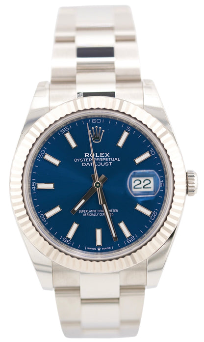 Rolex Datejust 126334 "Blue Stick Dial" (2026 Box & Papers)